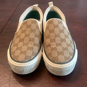 Gucci Tennis 1977 monogram slip on sneakers